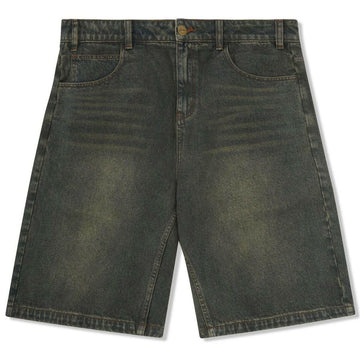 Butter Goods - Warped Denim Shorts Dirty Wash Indigo.