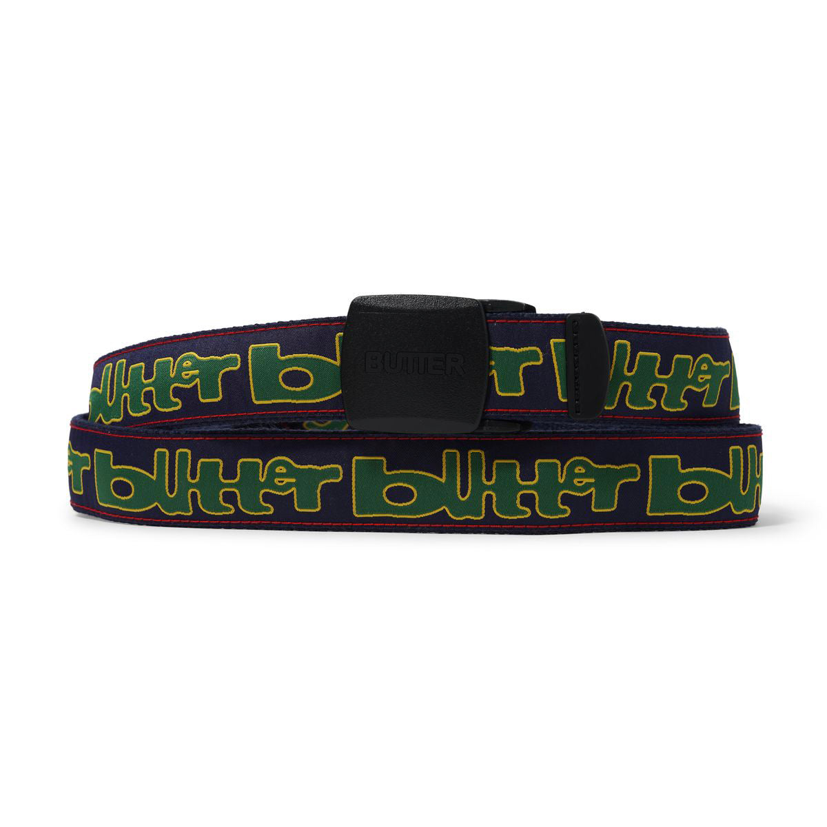 Butter Goods Waarped Woven Belt Navy