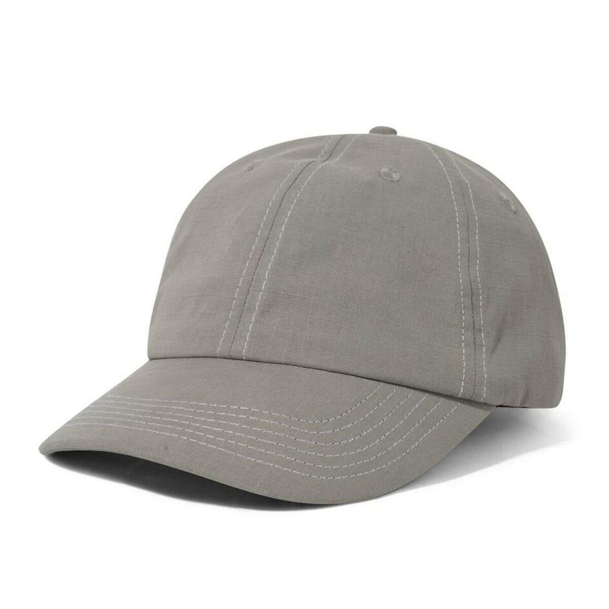 Butter Goods - Washed Ripstop 6 Panel Cap Grey.