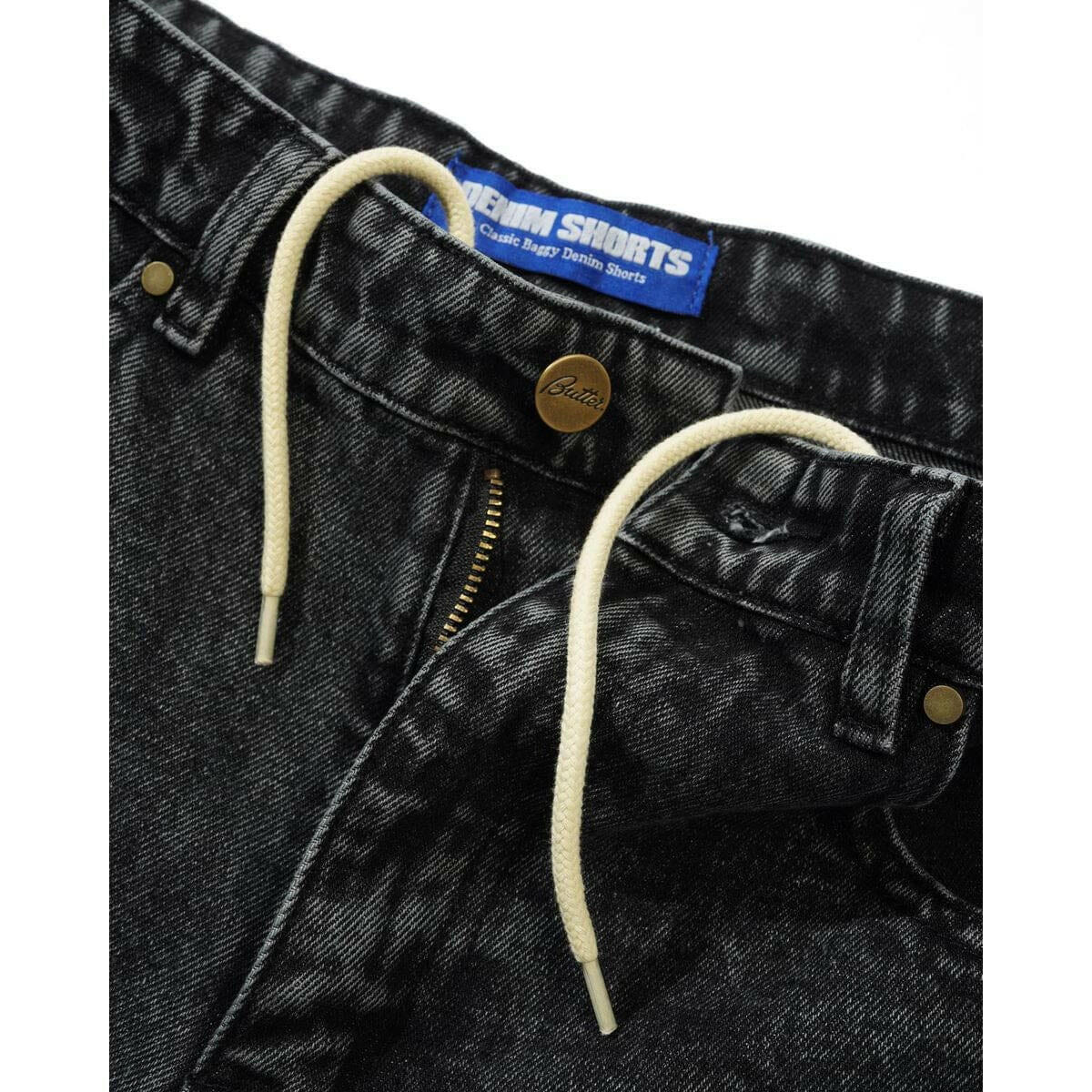 Butter Goods - Weathergear Denim Shorts Faded Black.