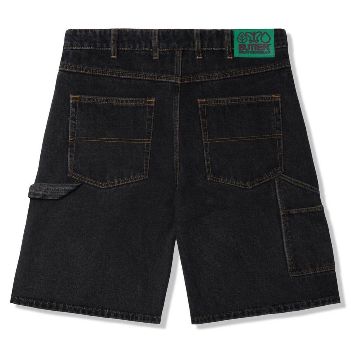 Butter Goods - Weathergear Denim Shorts Washed Black.