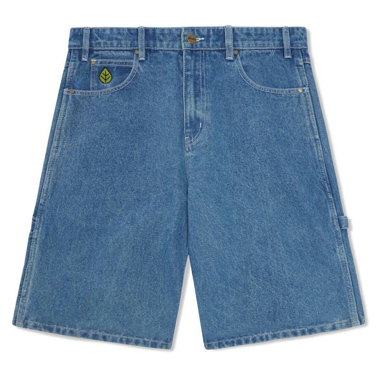 Butter Goods - Weathergear Heavy Weight Denim Shorts Mid Blue.
