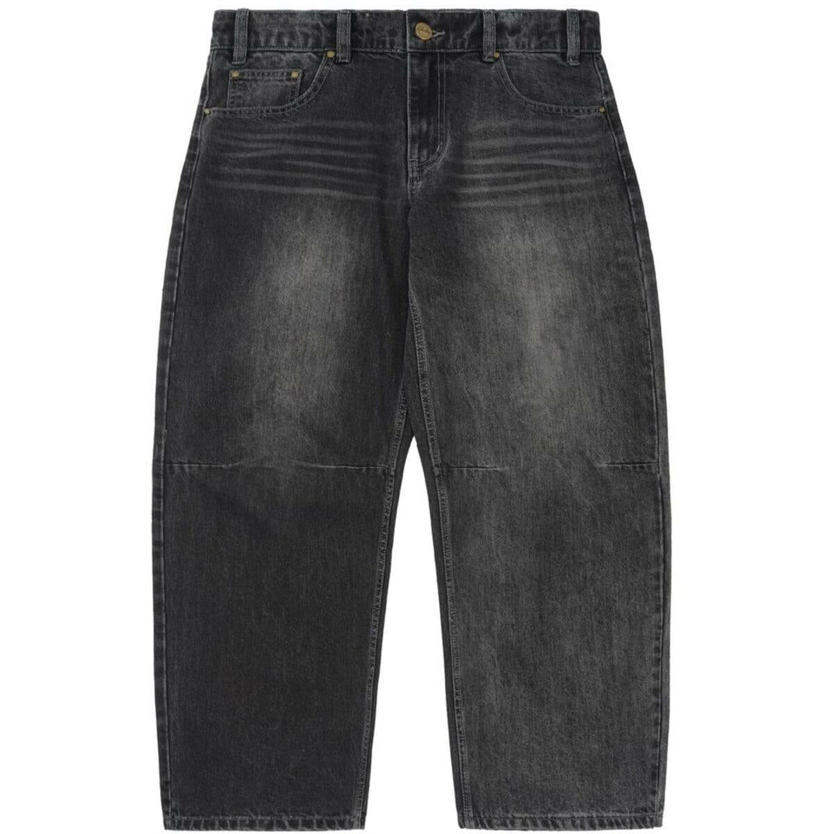 Butter Goods - Wide Cut Denim Jeans Washed Black.