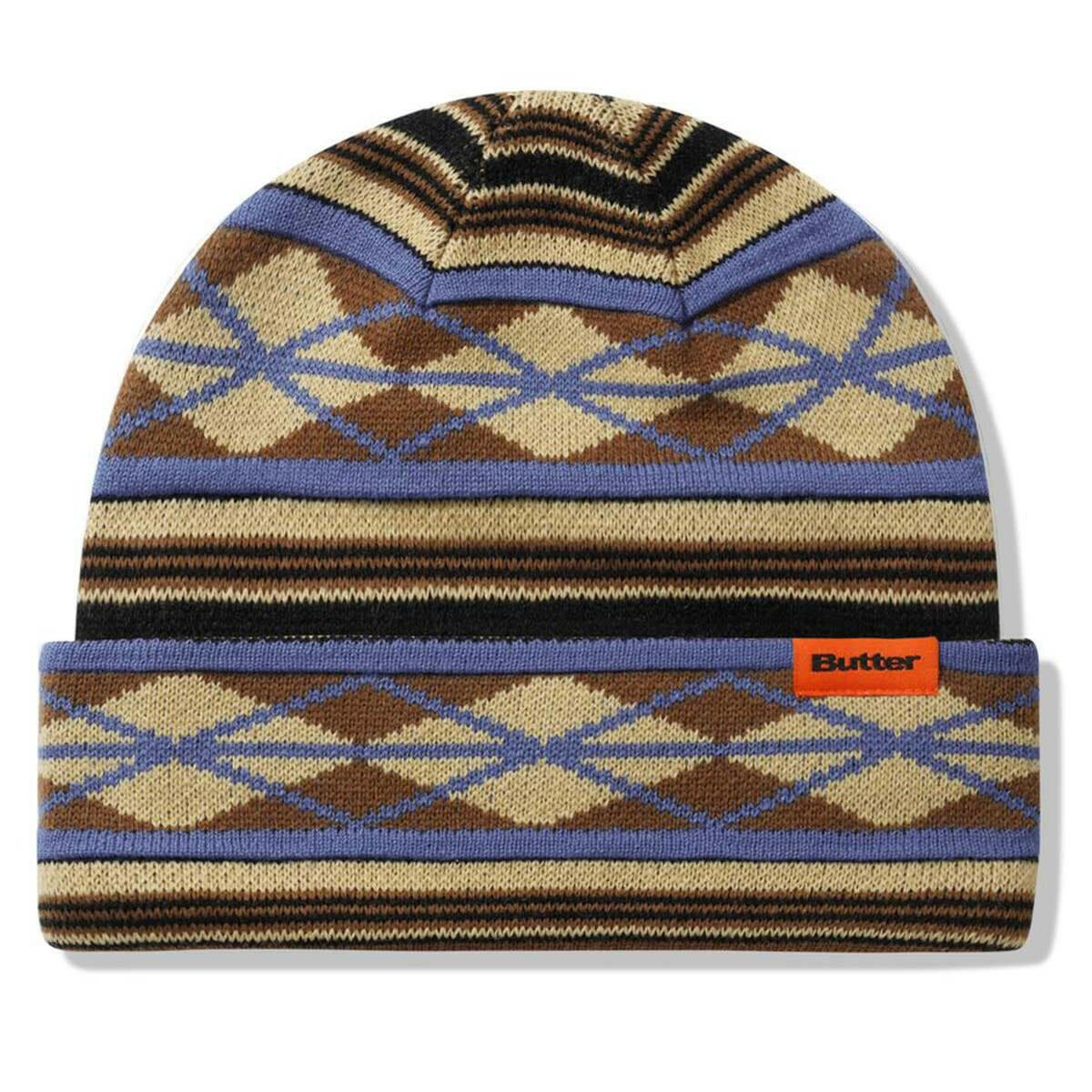 Butter Goods - Wilson Cuff Beanie Brown.
