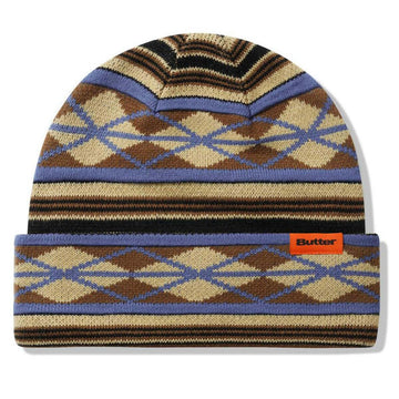 Butter Goods - Wilson Cuff Beanie Brown.