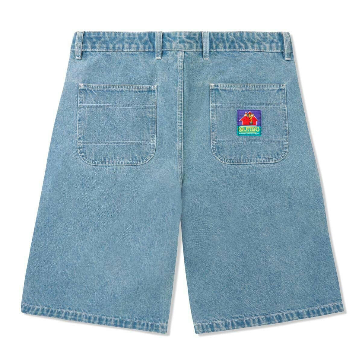 Butter Goods - Work Shorts Washed Indigo.