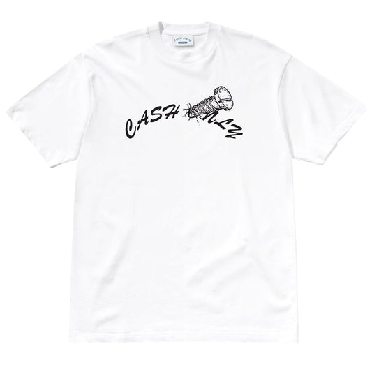 Cash Only Screw Logo Tee White