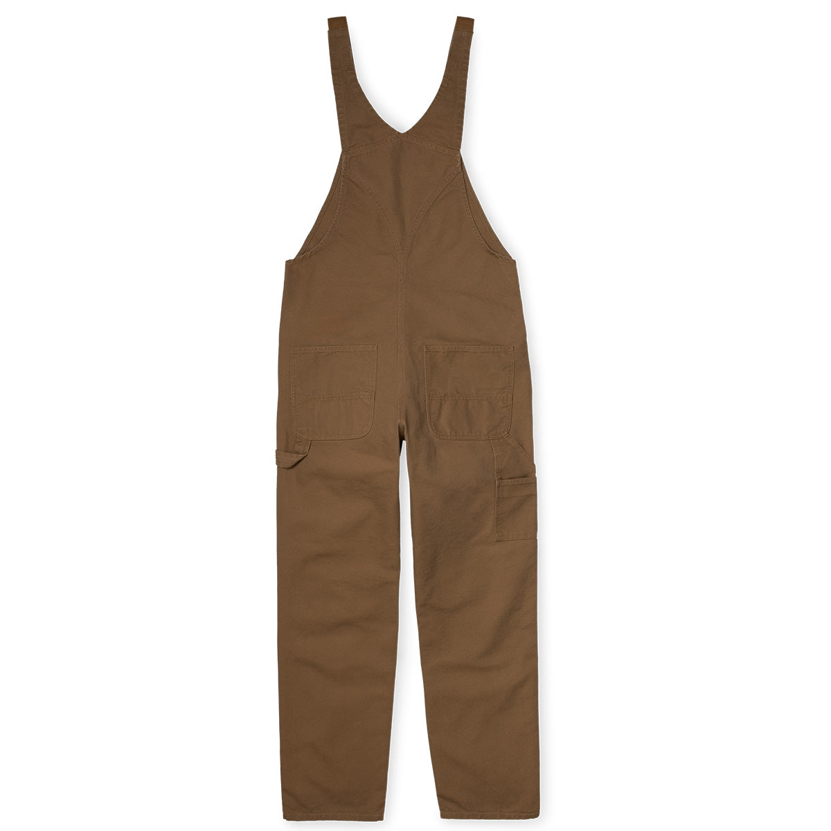 Carhartt WIP Bib Overall Hamilton Brown Rinsed Back