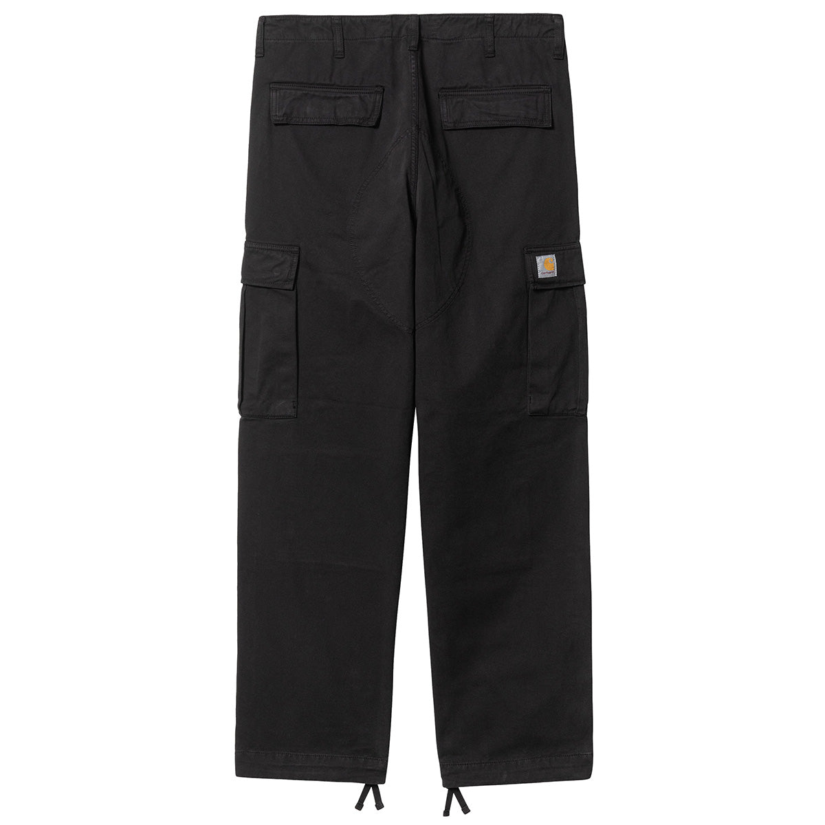 Carhartt WIP Regular Cargo Pant Black Garment Dyed Back