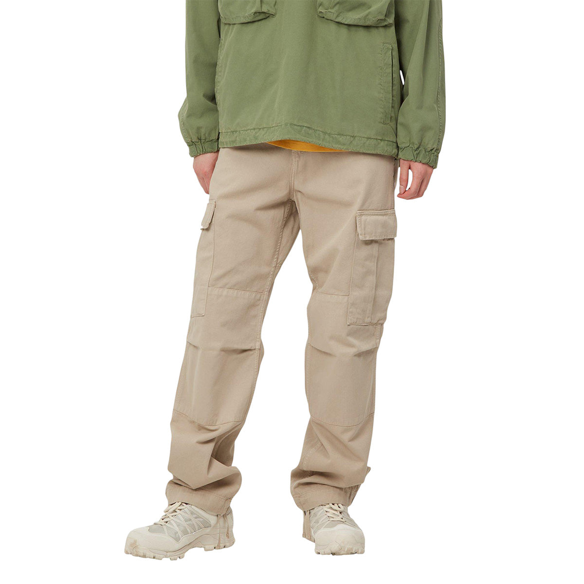 Carhartt WIP Regular Cargo Pant Wall Garment Dyed Front Model