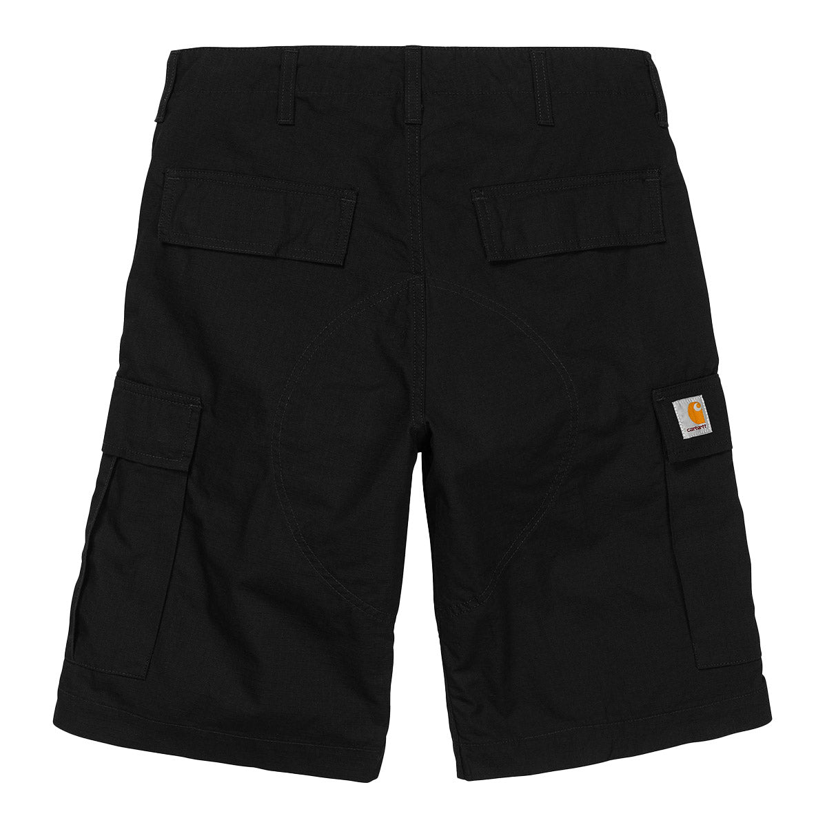 Carhartt Regular Cargo Short Black Rinsed Back