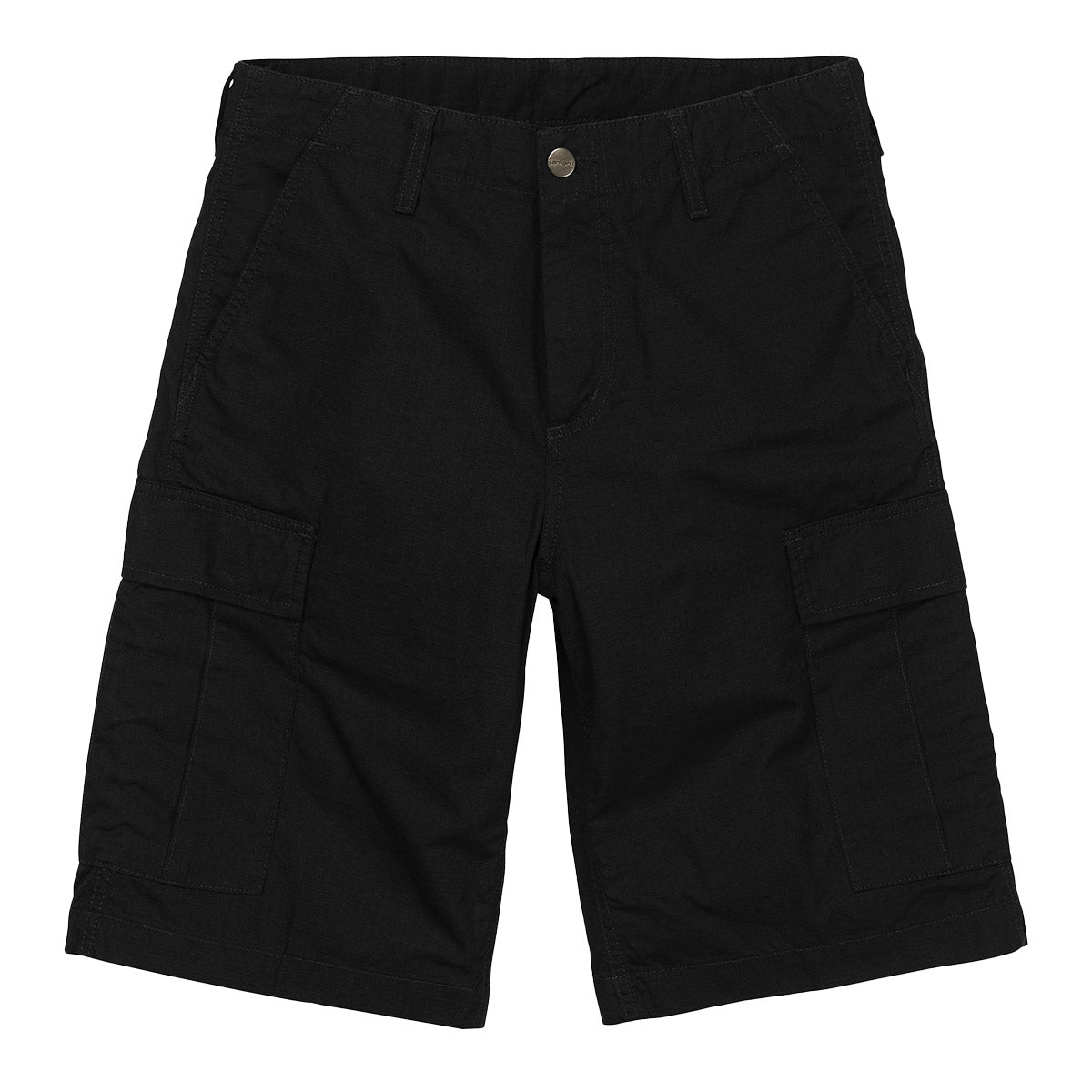 Carhartt Regular Cargo Short Black Rinsed Front