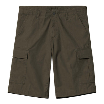 Carhartt WIP Regular Cargo Short Cypress Rinsed Front