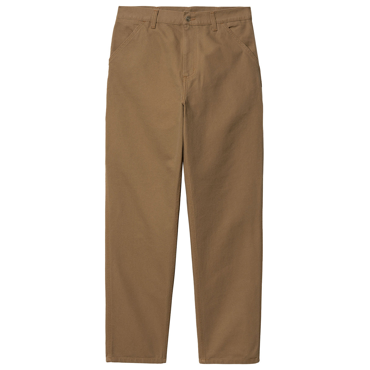 Carhartt WIP Single Knee Pant Hamilton Brown Rinsed Front