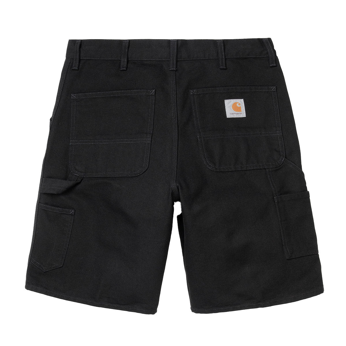 Carhartt WIP Single Knee Short Black Rinsed Back