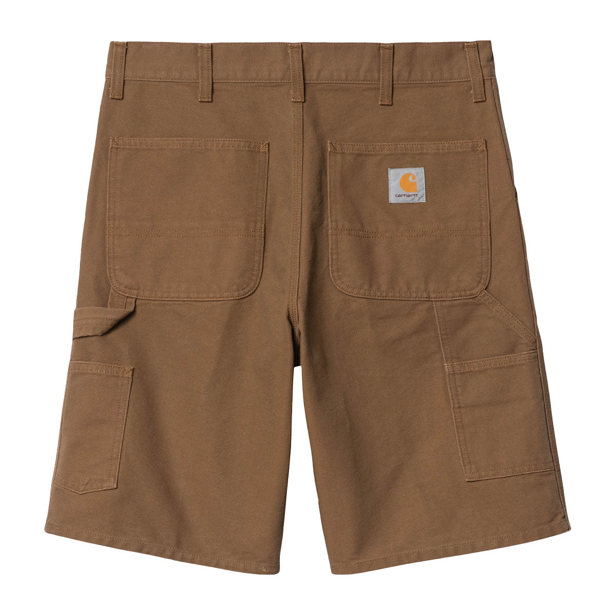 Carhartt WIP Single Knee Short Hamilton Brown Rinsed Back