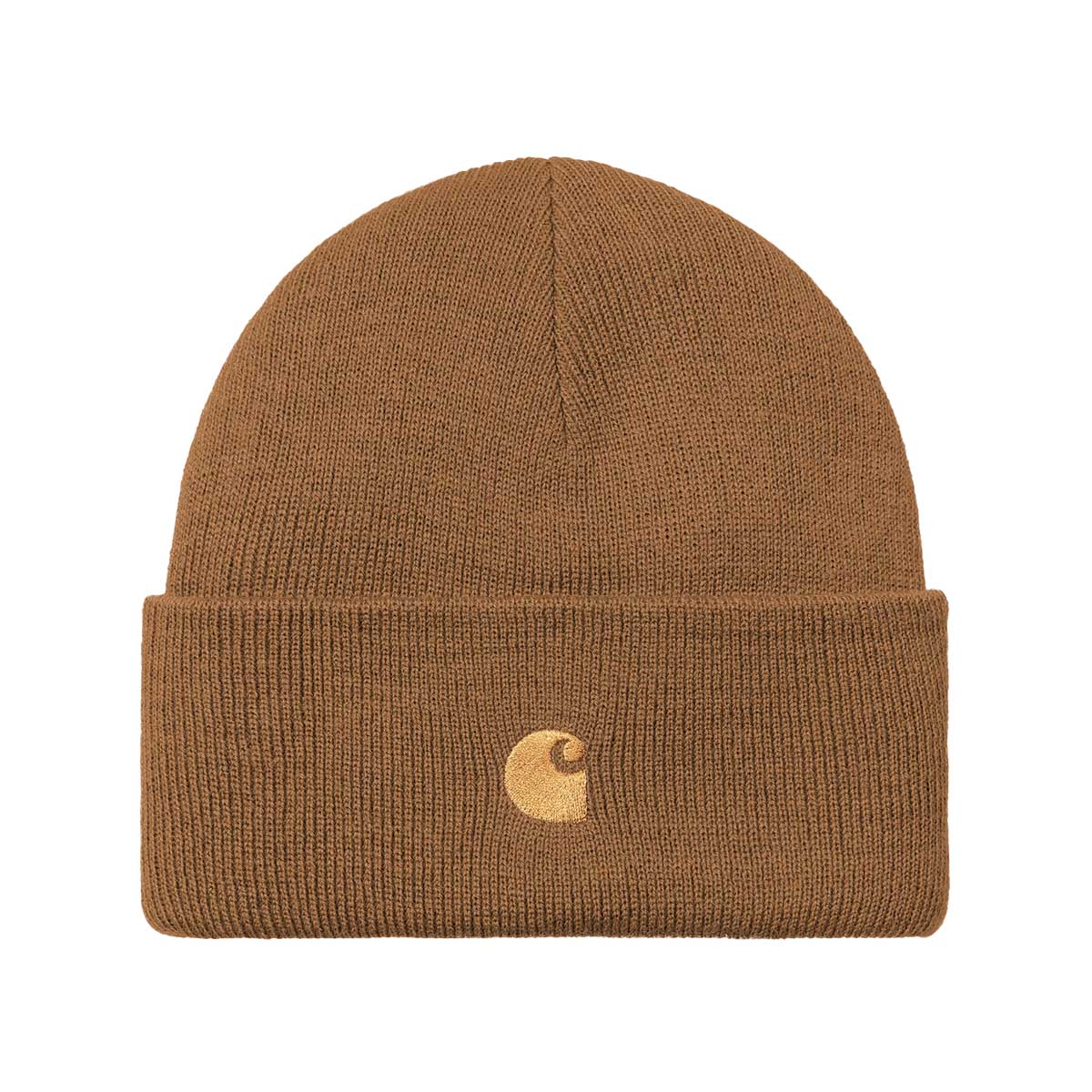 Carhartt WIP Chase Beanie Hamilton Brown/Gold.