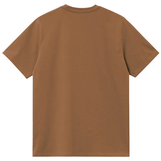 Carhartt WIP Pocket Tee WIP Hamilton Brown Back