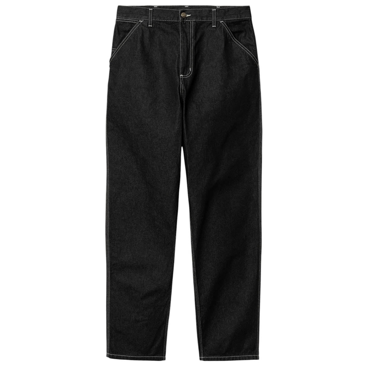 Carhartt WIP Simple Pant Black One Wash Front