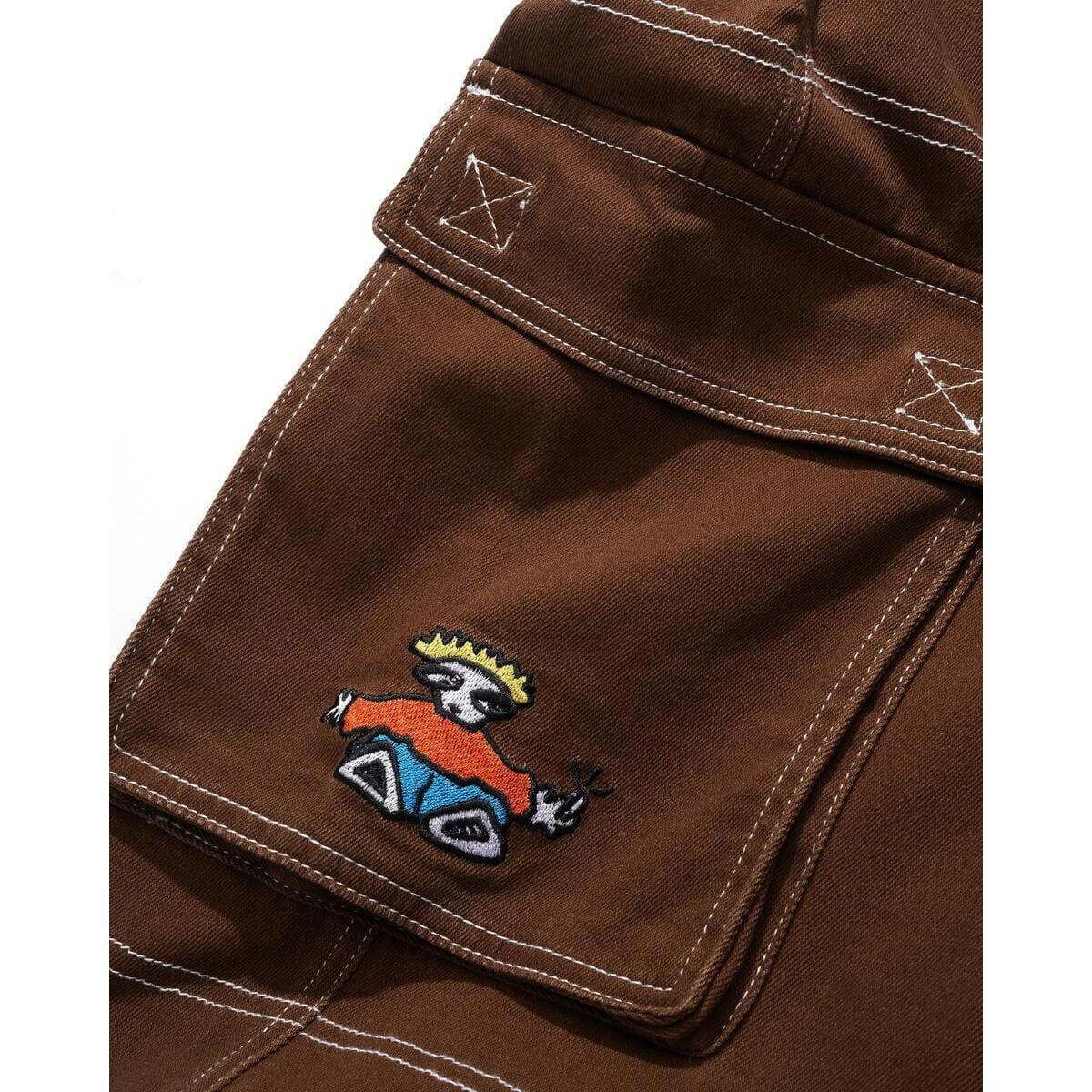 Cash Only - Aleka Cargo Jeans Brown.