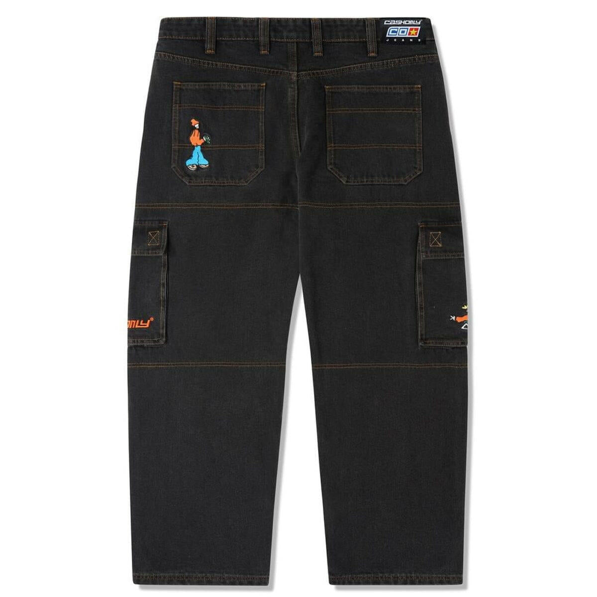 Cash Only - Aleka Cargo Jeans Faded Black.