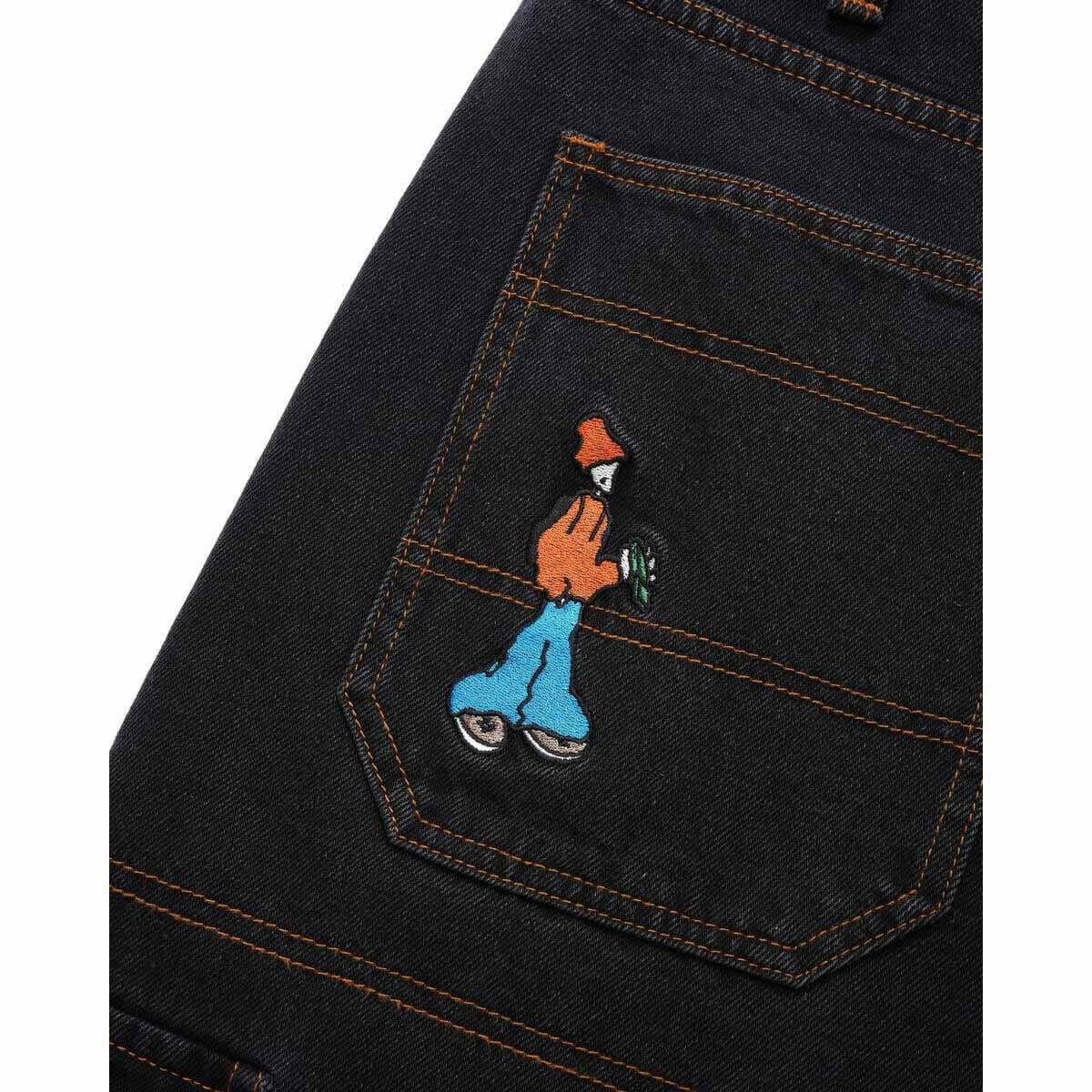 Cash Only - Aleka Cargo Jeans Faded Black.