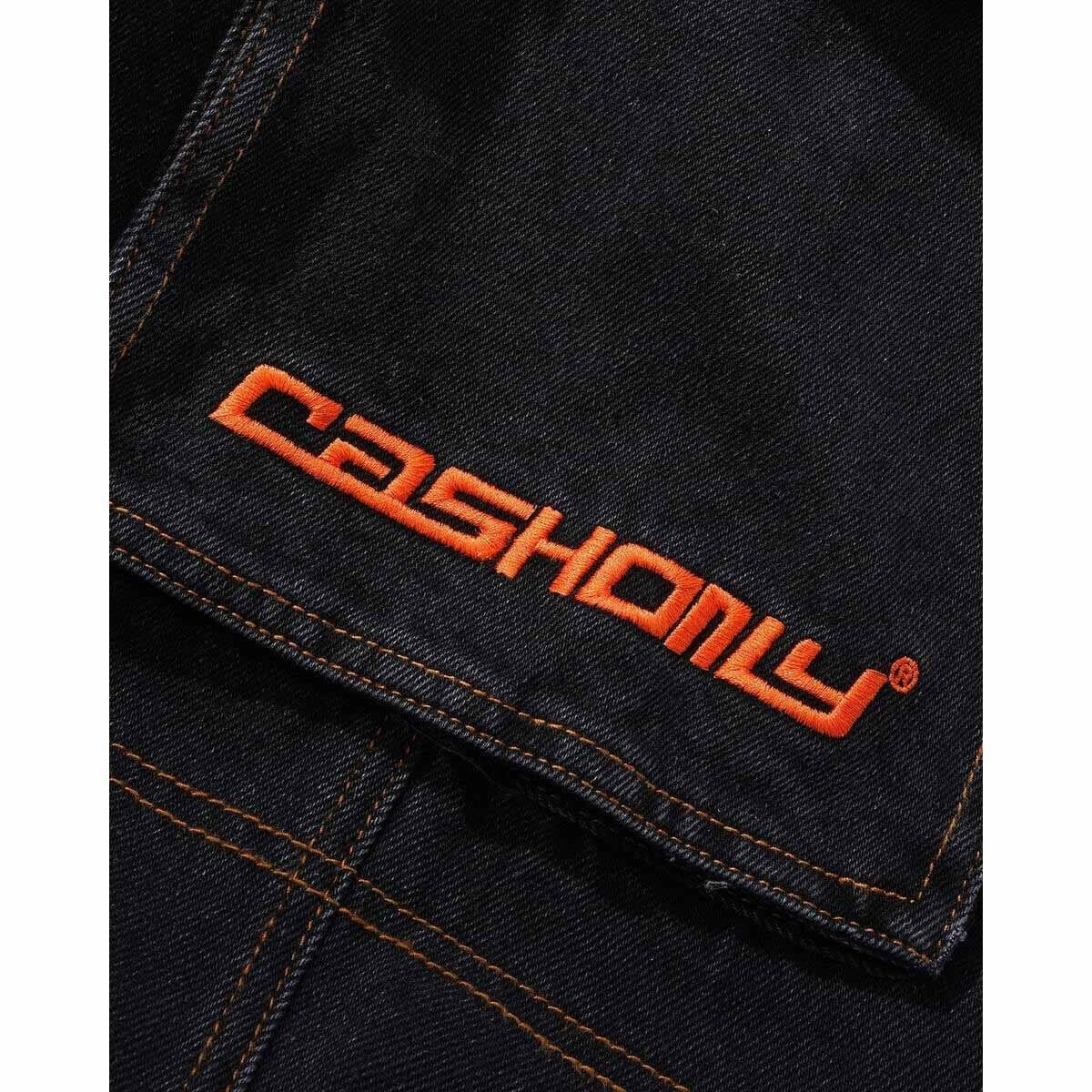 Cash Only - Aleka Cargo Jeans Faded Black.