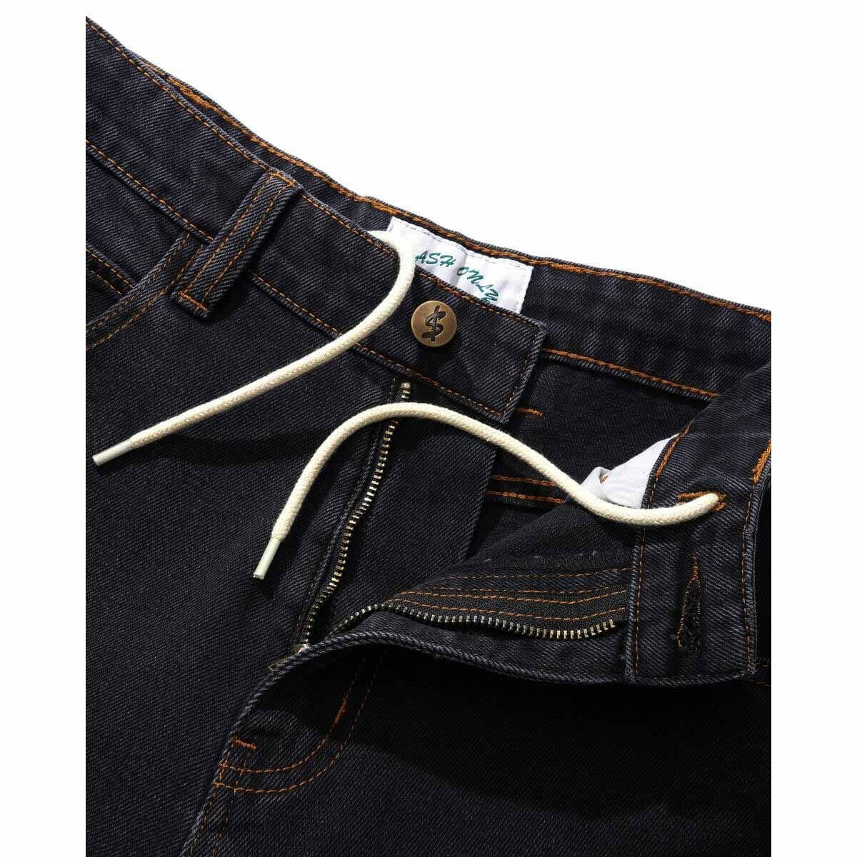 Cash Only - Aleka Cargo Jeans Faded Black.