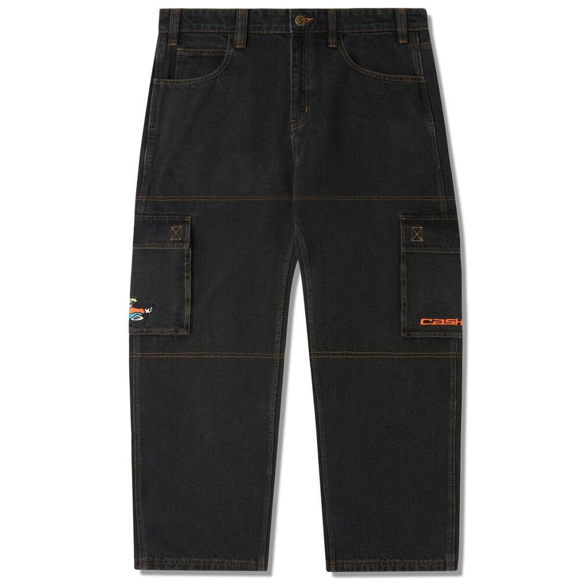 Cash Only - Aleka Cargo Jeans Faded Black.