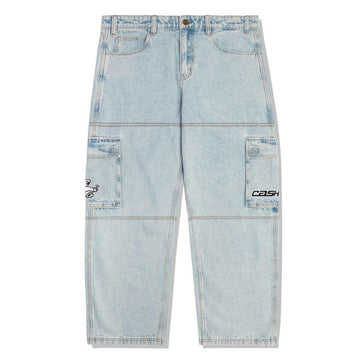 Cash Only - Aleka Cargo Jeans Light Wash.
