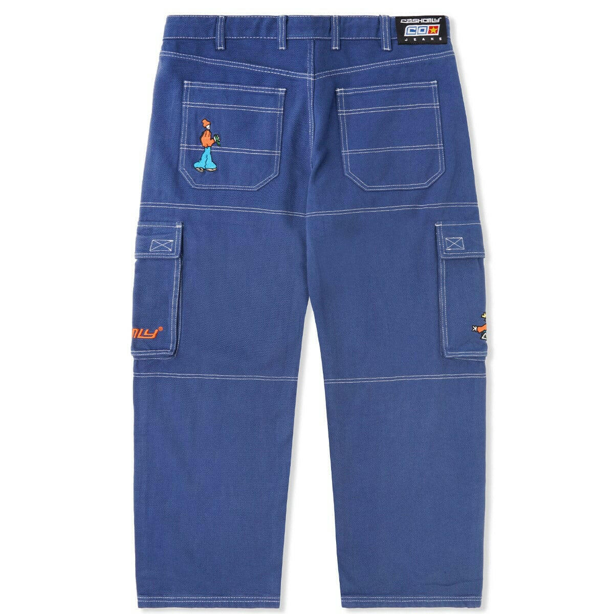 Cash Only - Aleka Cargo Jeans Washed Blue.