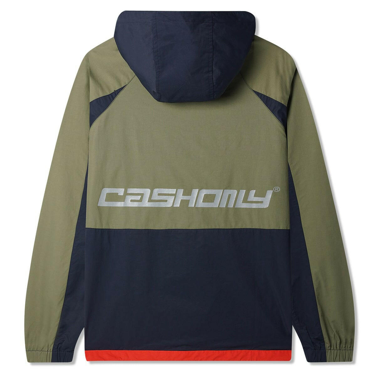 Cash Only - Athletic Anorak Jacket Army/Navy.