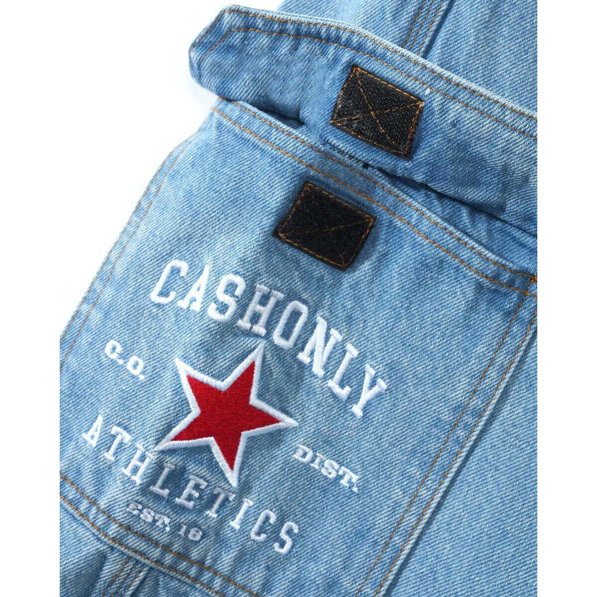 Cash Only - Athletics Denim Shorts Washed Indigo.