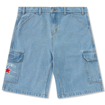 Cash Only - Athletics Denim Shorts Washed Indigo.
