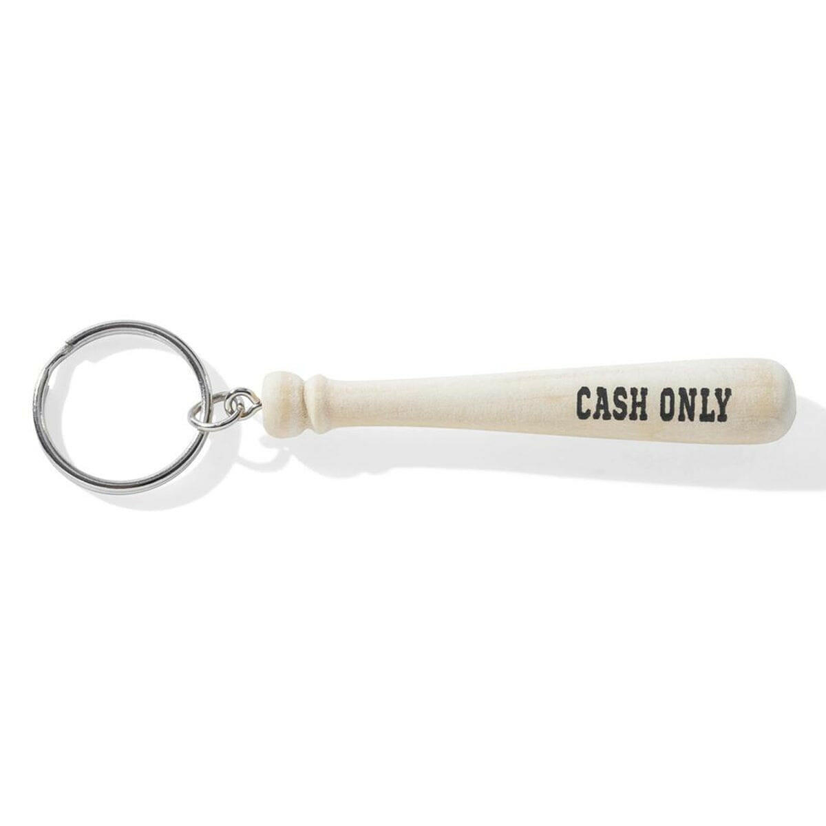 Cash Only - Baseball Bat Key Chain.