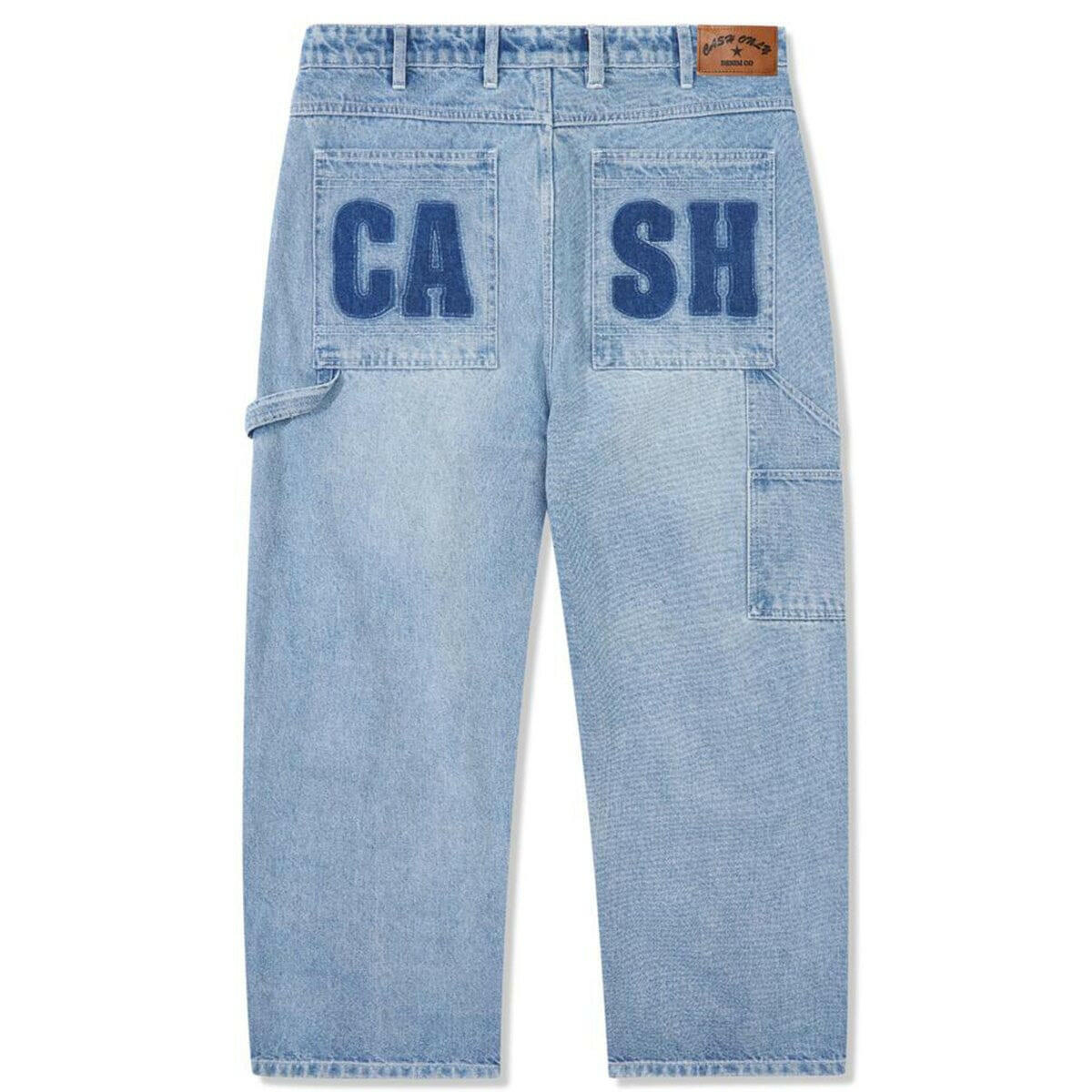 Cash Only - Blockout Denim Jeans Silver Indigo Wash.