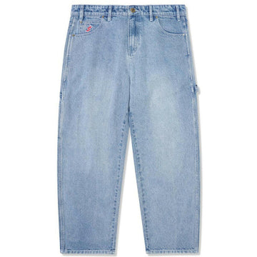 Cash Only - Blockout Denim Jeans Silver Indigo Wash.