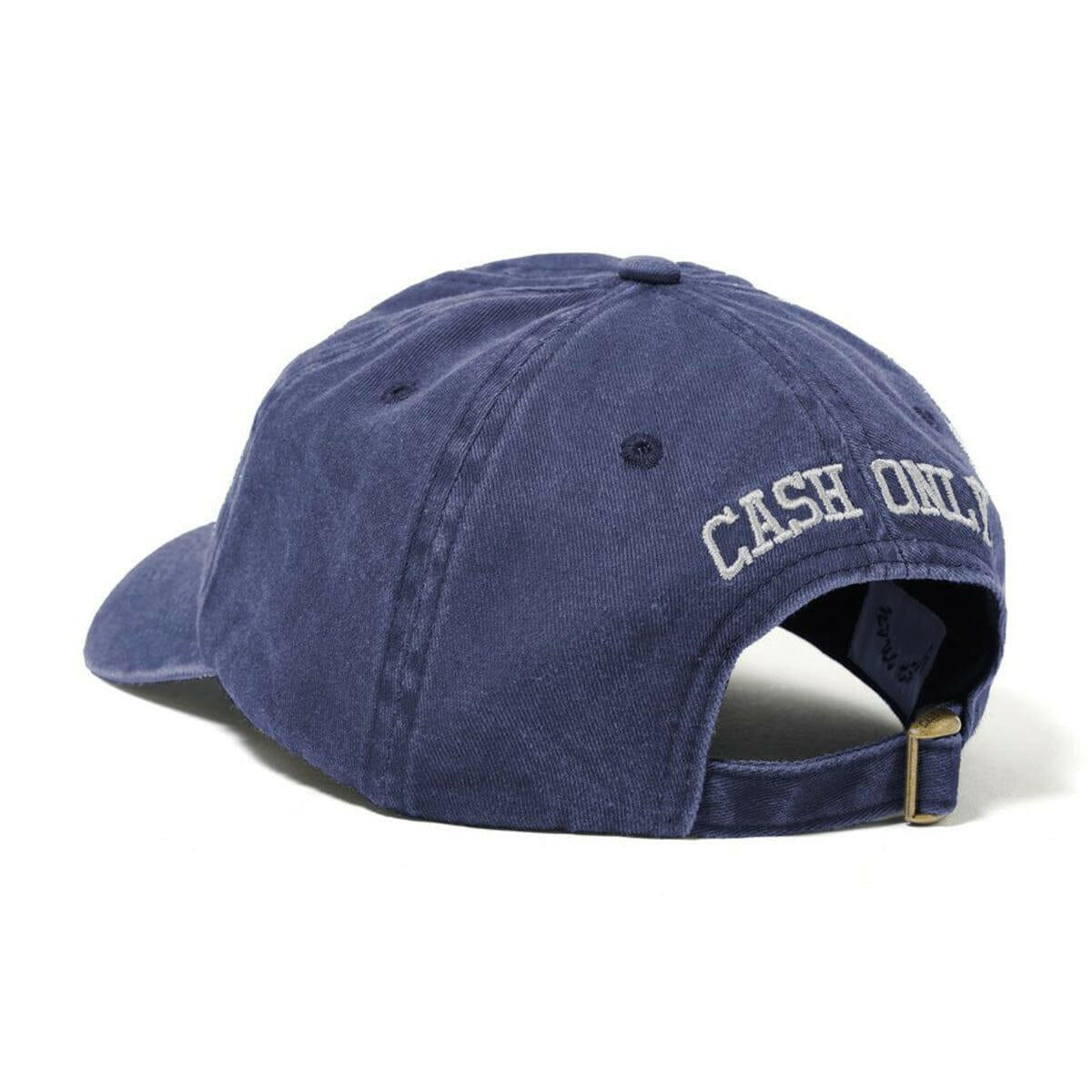 Cash Only - Campus 6 Panel Cap Washed Navy.