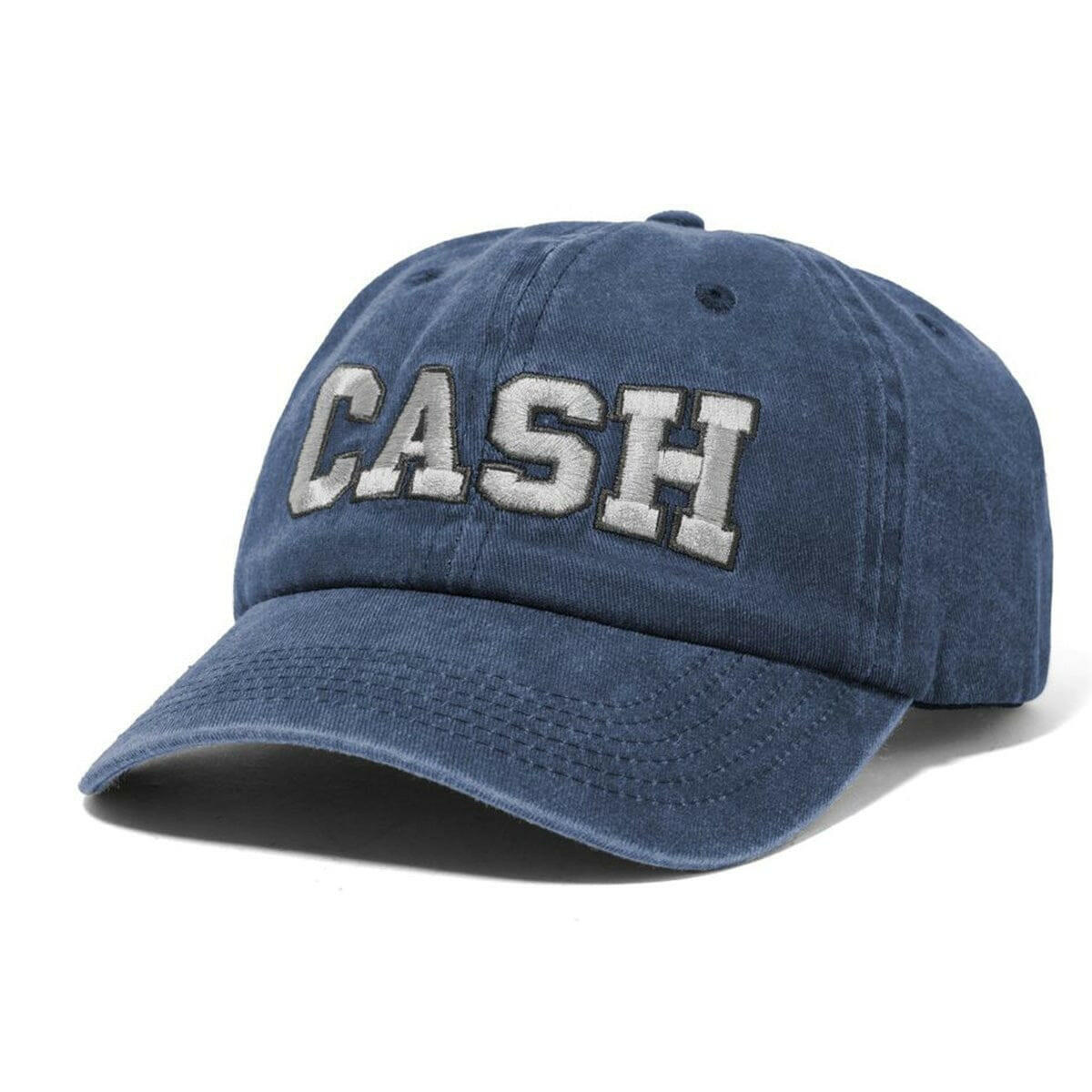 Cash Only - Campus 6 Panel Cap Washed Navy.