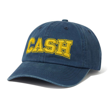 Cash Only - Campus 6 Panel Cap Washed Navy.