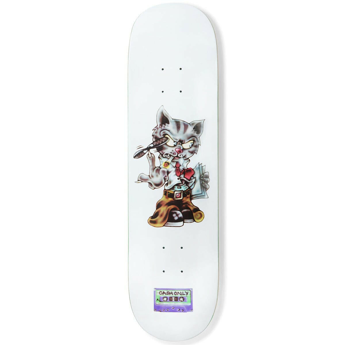 Cash Only - Cat 8.38 Skateboard Deck.