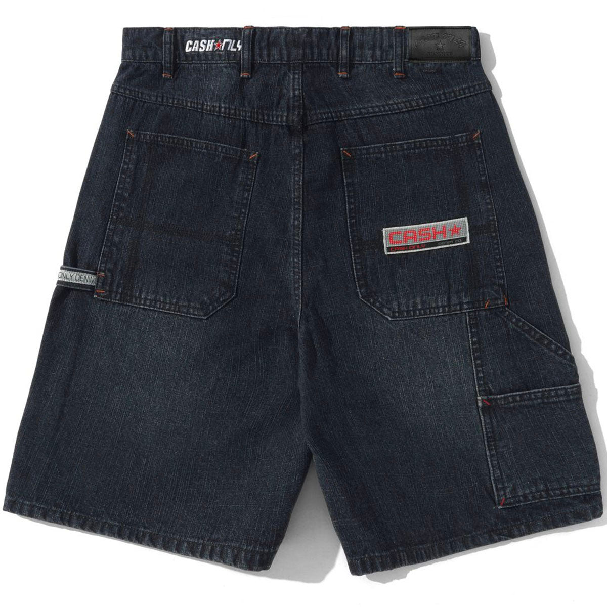 Cash Only - Company Denim Shorts Distress Washed Midnight.