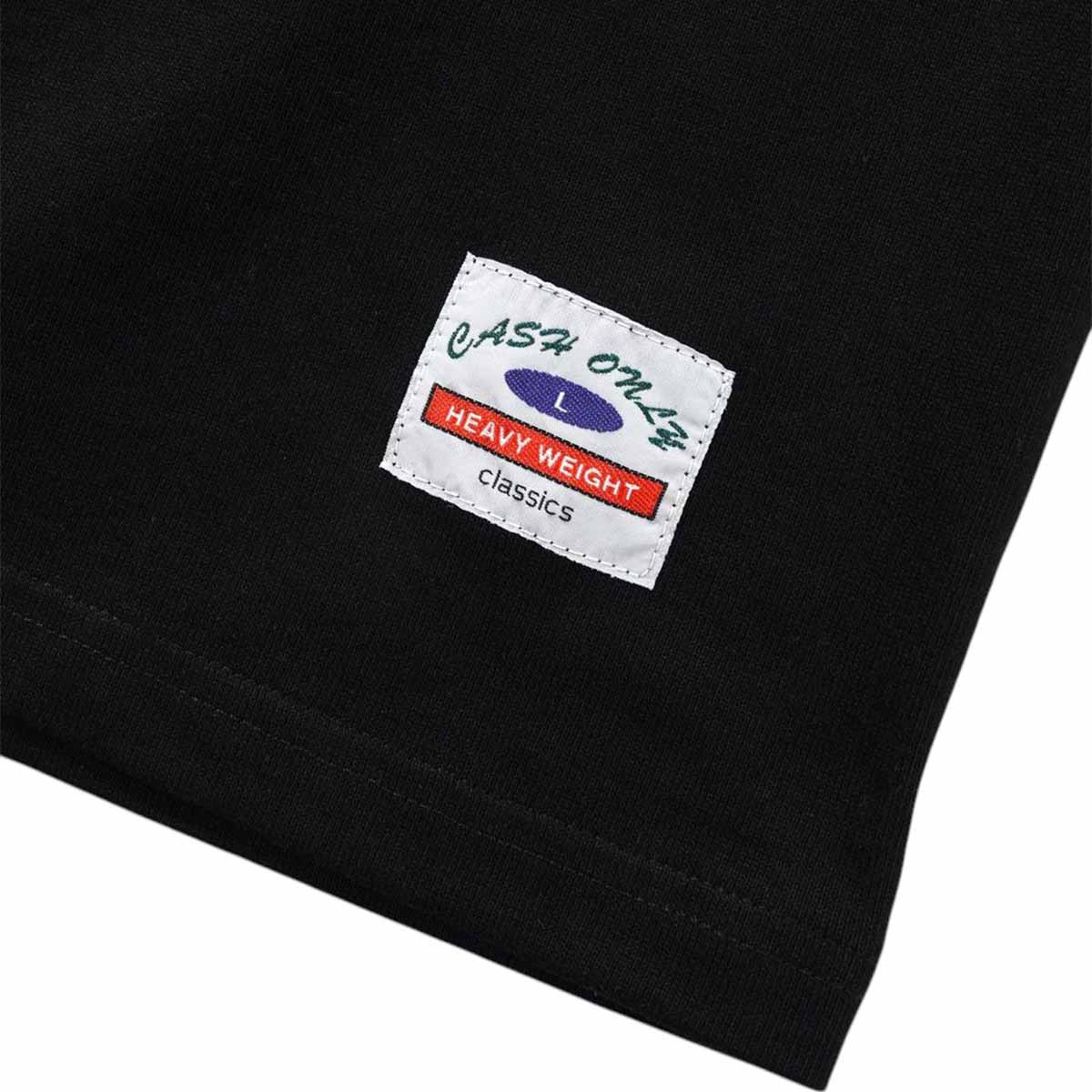 Cash Only Heavy-Weight Tee Black Detail 1