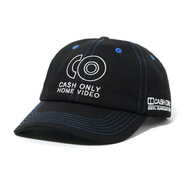 Cash Only - Home Video 6 Panel Cap Black.