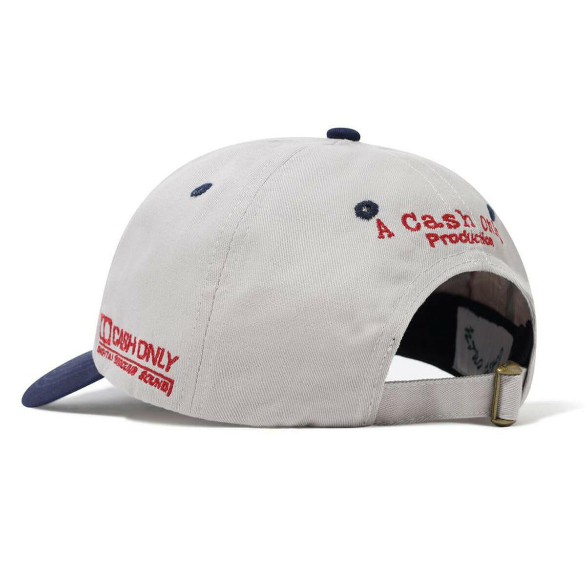 Cash Only - Home Video 6 Panel Cap Light Grey.