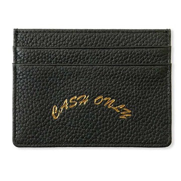 Cash Only - Leather Cardholder Black.