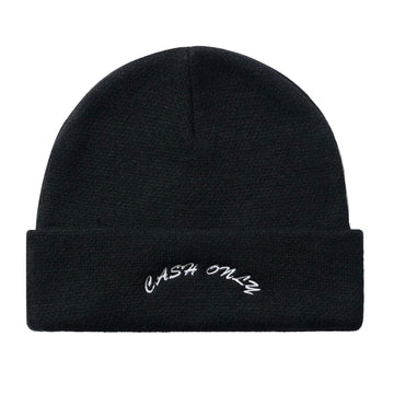 Cash Only - Logo Beanie Black.