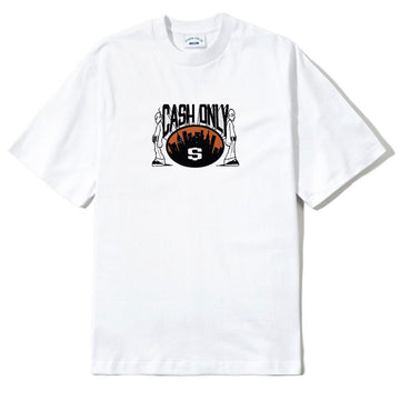 Cash Only - Metro Tee White.