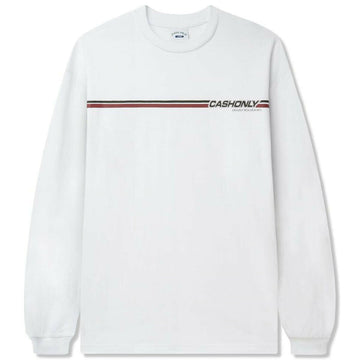 Cash Only - Motion L/S Tee White.