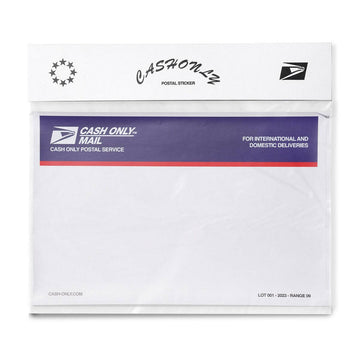 Cash Only - Postal Sticker Pack.
